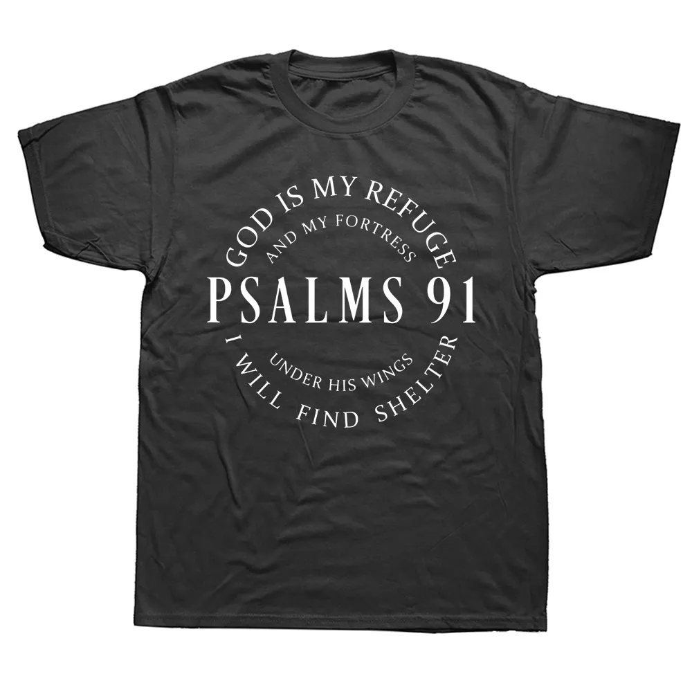 Psalms 91 T Shirts Cotton Tee